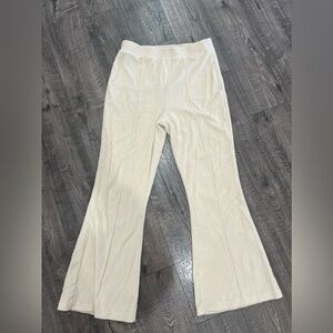 Aerie ribbed flare pants- size M Short